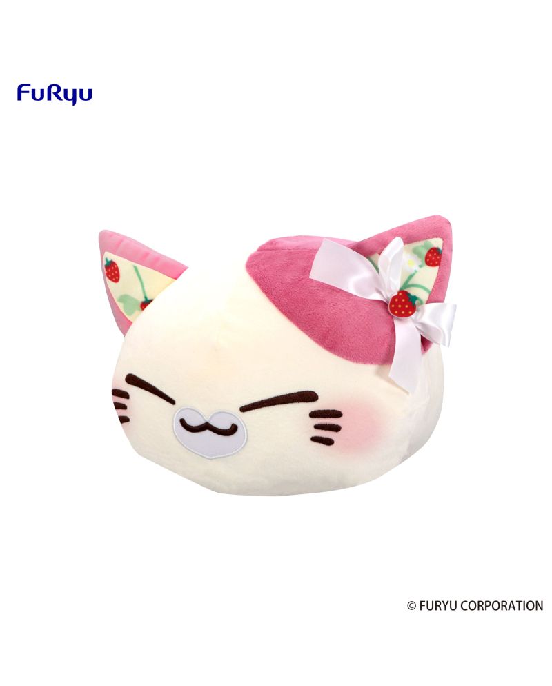NEMUNEKO CAT - Berry Pink - Big Plush Toy 35cm - vue principale
