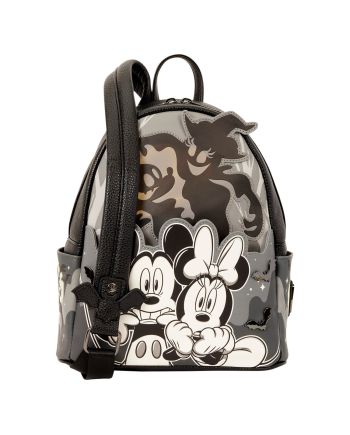 DISNEY - Mickey & Minnie Light Up Glow - Mini Sac à Dos Loungefly - vue de profil