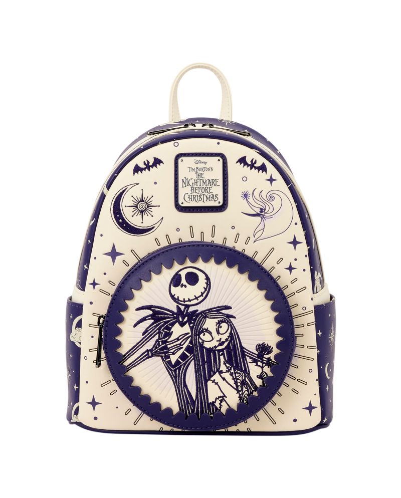 NBX - Jack Skellington & Sally "Night Sky" - Mini Sac à Dos LoungeFly - vue principale