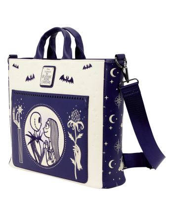 NBX - Jack Skellington & Sally - Mini Sac à Dos & Tote Bag Loungefly - vue de face