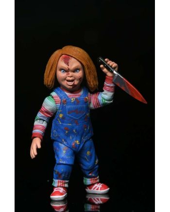 CHUCKY - Chucky TV Good Guy S2 - DISPLAY 12 Figurines Blind Box -17cm - vue de profil