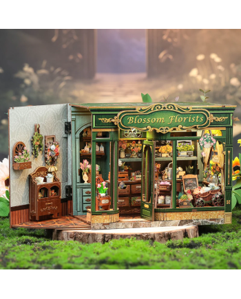 MINIATURE HOUSE - DIY - Fleuriste - 265pc + Eclairage LED - vue principale