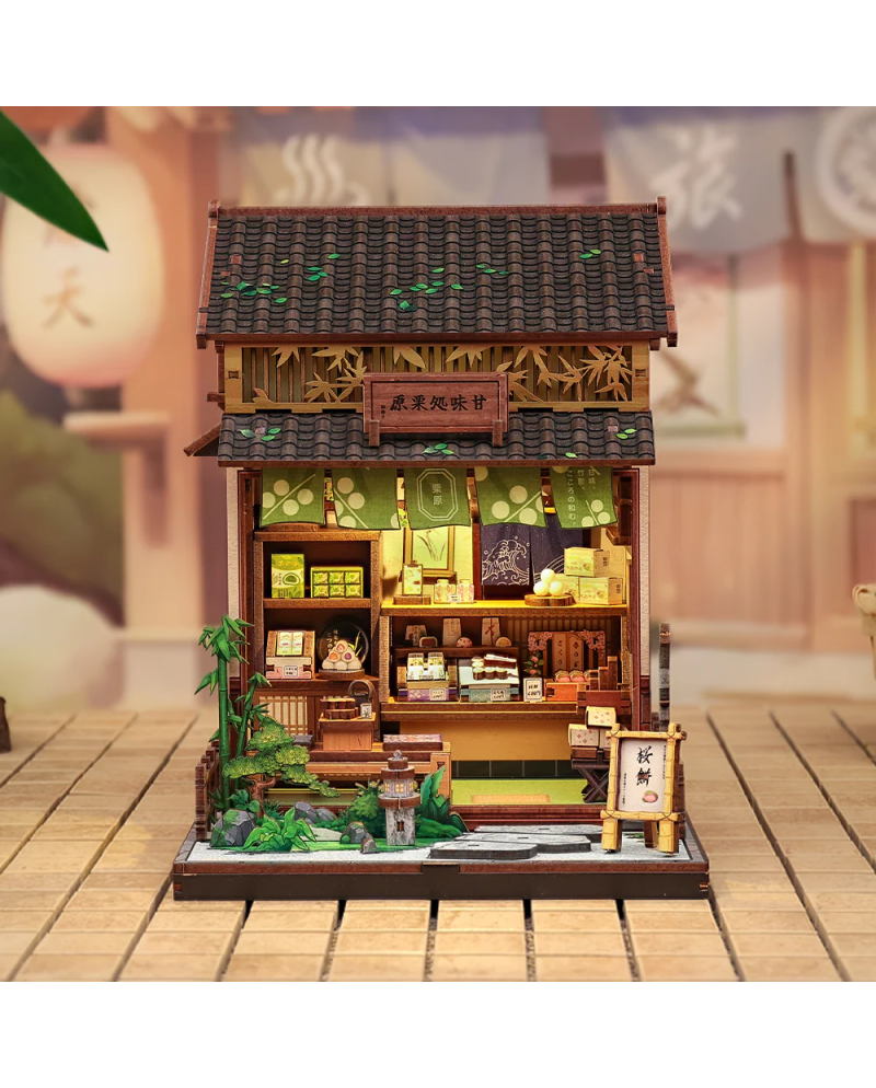 MINIATURE HOUSE - DIY- Kanmi-Dokoro Kurihara - 227pc + Eclairage LED - vue principale