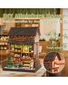 MINIATURE HOUSE - DIY- Kanmi-Dokoro Kurihara - 227pc + Eclairage LED - vue de profil
