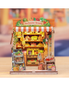 MINIATURE HOUSE - DIY- L'Epicerie Verte - 301pc + Eclairage LED - vue principale