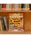 MINIATURE HOUSE - DIY- L'Epicerie Verte - 301pc + Eclairage LED - vue de face
