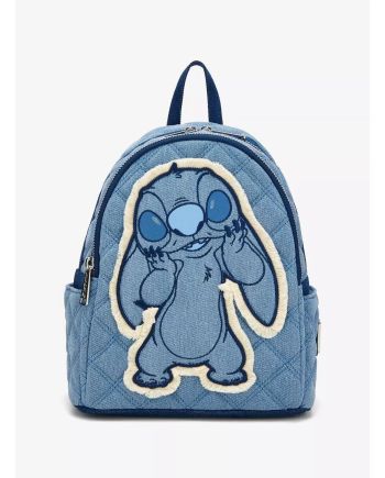 DISNEY - Stitch "Denim" - Mini Sac à Dos Loungefly 'Exclusive' - vue principale