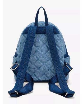 DISNEY - Stitch "Denim" - Mini Sac à Dos Loungefly 'Exclusive' - vue de profil