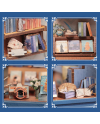 BOOK NOOK KIT - DIY- Librairie Littéraire - 186pc + Eclairage LED - vue de dos