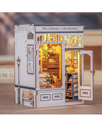 BOOK NOOK KIT - DIY- Librairie Scolaire - 168pc + Eclairage LED - vue principale