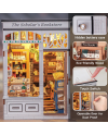 BOOK NOOK KIT - DIY- Librairie Scolaire - 168pc + Eclairage LED - vue de profil