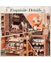 BOOK NOOK KIT - DIY- Librairie Scolaire - 168pc + Eclairage LED - vue de detail