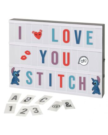 STITCH - Boite Lumineuse à Message avec 384 lettres + Télécommande - vue principale