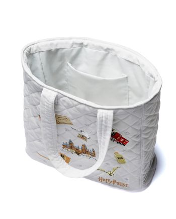 HARRY POTTER - Symboles - Sac Premium Brodé et Velours - vue de face