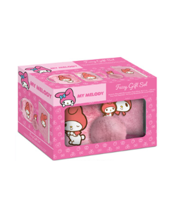 MY MELODY - Gift Set Fuzzy - Notebook + Mug 440ml + Porte-clé - vue principale