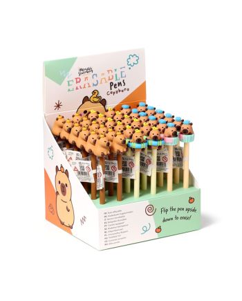 CAPYBARA - Stylo à Gel Effaçable (Display de 36pcs) - vue principale