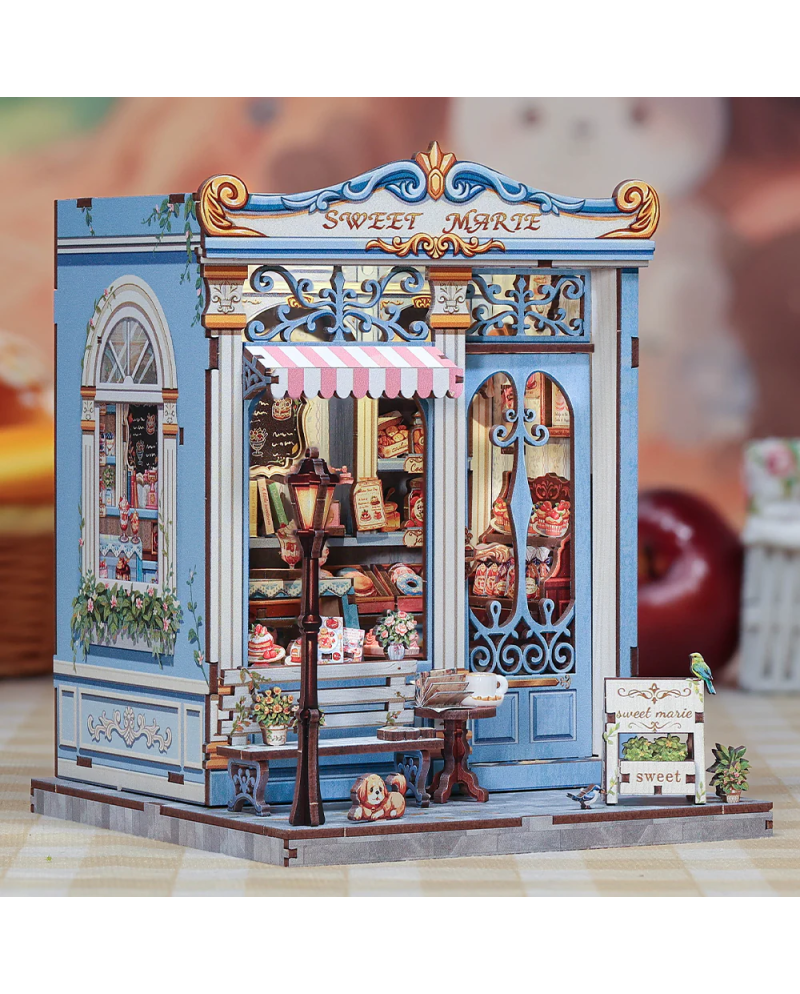 MINIATURE HOUSE - DIY- Sweet Marie - 242pc + Eclairage LED - vue principale