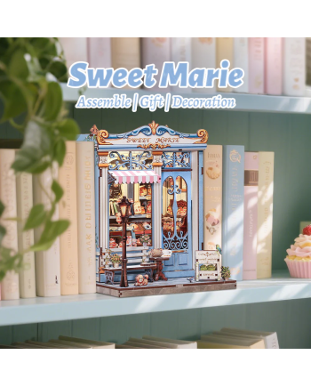 MINIATURE HOUSE - DIY- Sweet Marie - 242pc + Eclairage LED - vue de dos