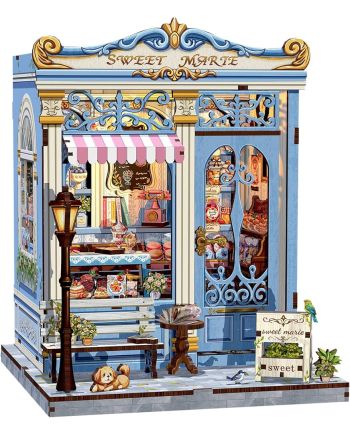 MINIATURE HOUSE - DIY- Sweet Marie - 242pc + Eclairage LED - vue de detail
