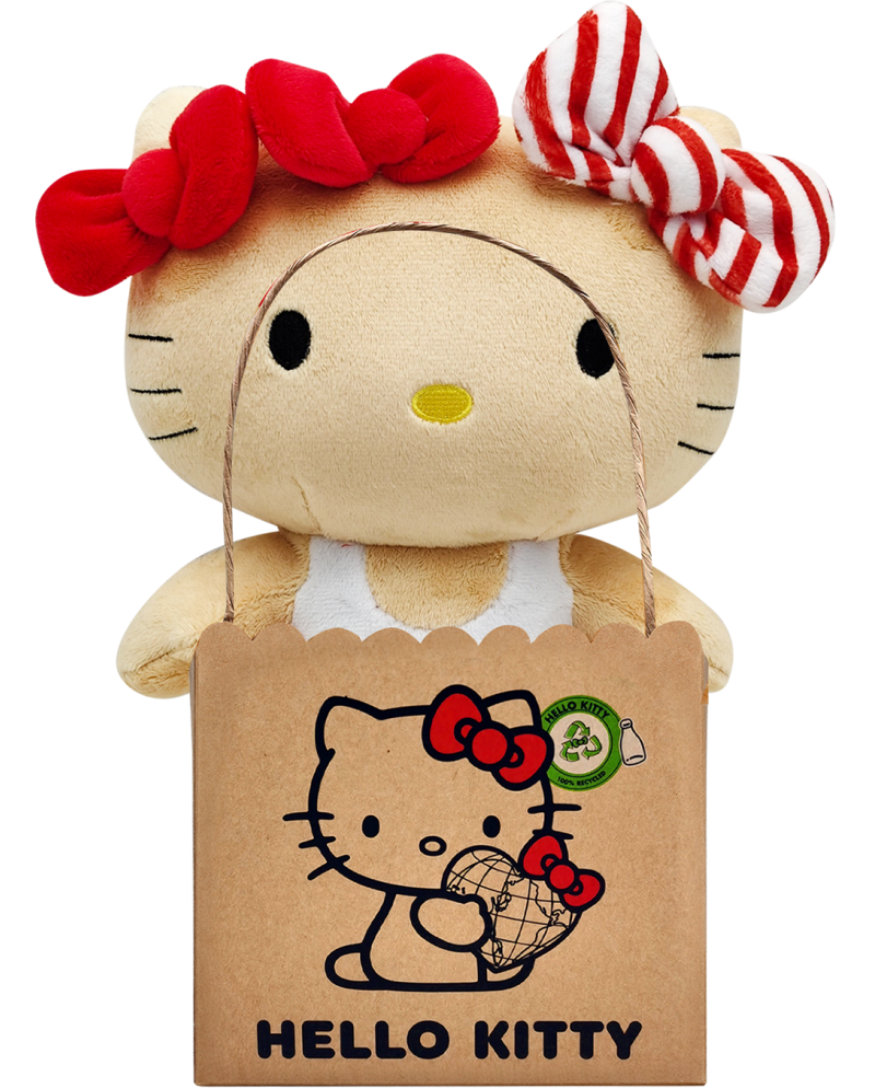 HELLO KITTY - Hello Kitty "Summer Days Floaty" - Peluche 24cm - vue principale