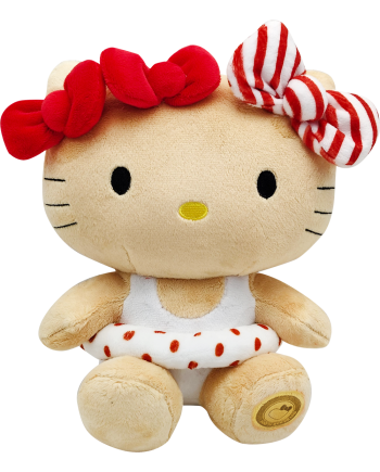 HELLO KITTY - Hello Kitty "Summer Days Floaty" - Peluche 24cm - vue de face