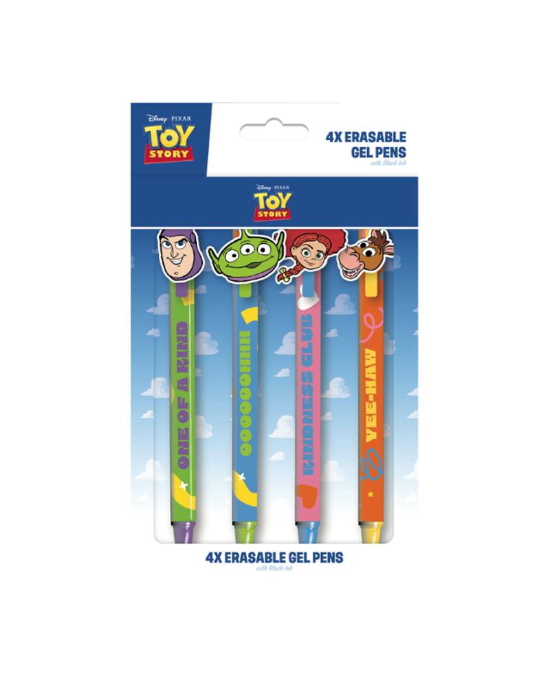 TOY STORY - 4 Stylos à Gel Effaçable + Head Topper - vue principale