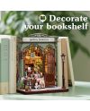 MINIATURE HOUSE - DIY- Galerie Librairie - 246pc + Eclairage LED - vue de profil