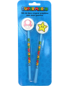 SUPER MARIO - Set de 2 Crayons avec Gomme - vue de dos