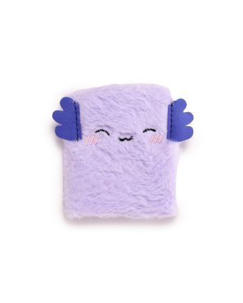 KAWAII - Maddie l'Axolotl - Notebook Pelucheux Premium + 1 Mini - vue de detail