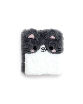 KAWAII - Lola la Minette - Notebook Pelucheux Premium + 1 Mini - vue de detail