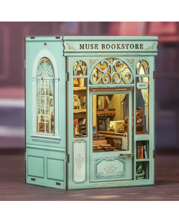 BOOK NOOK KIT - DIY- Librairie Muse - 201pc + LED Light - vue principale