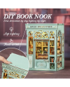 BOOK NOOK KIT - DIY- Librairie Muse - 201pc + LED Light - vue de face