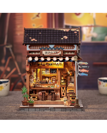 MINIATURE HOUSE - DIY- Choshi no Shitamachi - 218pc + Eclairage LED - vue principale