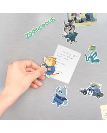 ZOOTOPIE - Set de Magnets - vue de dos