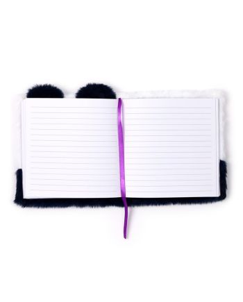 KAWAII - Adoramals Panda - Notebook Pelucheux Premium - vue de face
