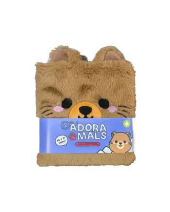 KAWAII - Adoramals Mimi la Marmotte - Notebook Pelucheux Premium - vue principale