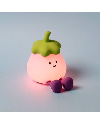 KAWAII - Aubergine - Lampe Rechargeable & Support Téléphone 13cm - vue principale