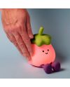 KAWAII - Aubergine - Lampe Rechargeable & Support Téléphone 13cm - vue de profil
