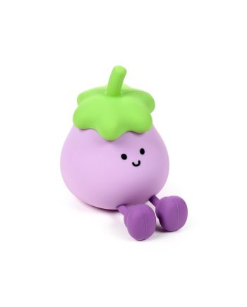 KAWAII - Aubergine - Lampe Rechargeable & Support Téléphone 13cm - vue de dos