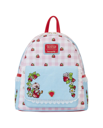 STRAWBERRY SHORTCAKE - Denim - Mini Backpack LoungeFly