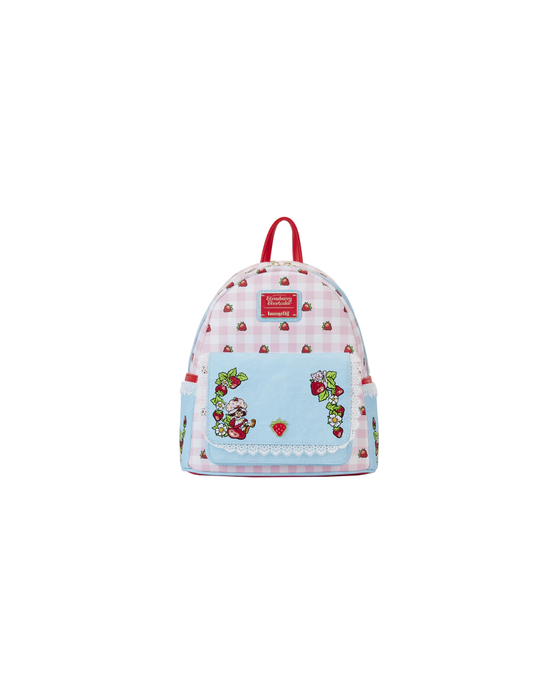 STRAWBERRY SHORTCAKE - Denim - Mini Backpack LoungeFly
