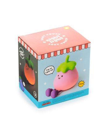 KAWAII - Aubergine - Lampe Rechargeable & Support Téléphone 13cm - vue du packaging