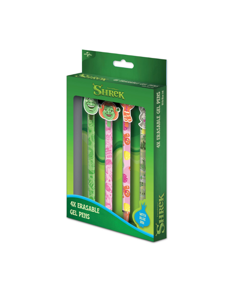 SHREK - 4 Stylos à Gel Effaçable + Head Topper - vue principale