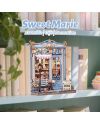MINIATURE HOUSE - DIY- La Fleur Bleue d'Anna - 255pc + Eclairage LED - vue de profil