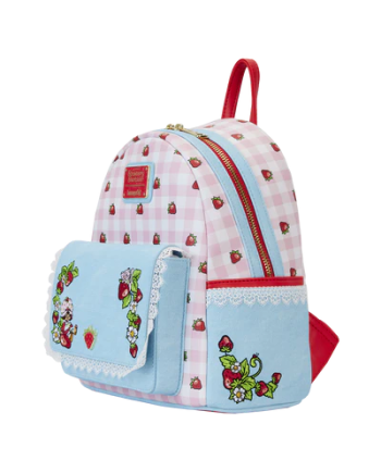 STRAWBERRY SHORTCAKE - Denim - Mini Backpack LoungeFly