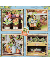 MINIATURE HOUSE - DIY- La Fleur Bleue d'Anna - 255pc + Eclairage LED - vue de detail