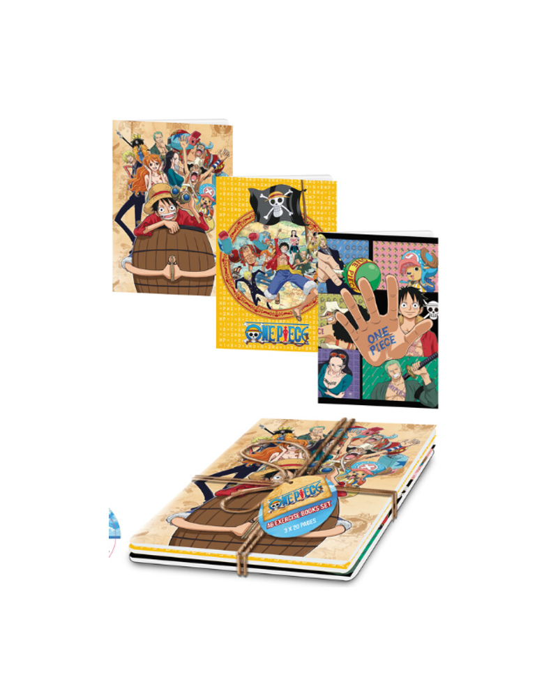 ONE PIECE - Set de 3 Livres d'Exercices - vue principale