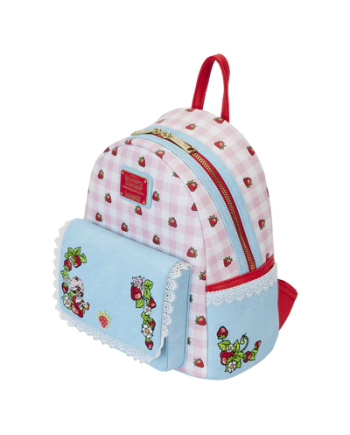 STRAWBERRY SHORTCAKE - Denim - Mini Backpack LoungeFly