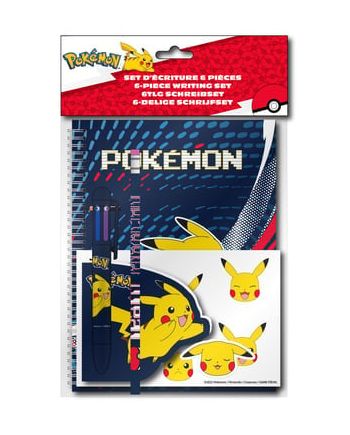 POKEMON - Pikachu - Set d'Ecriture - 6pc. - vue principale