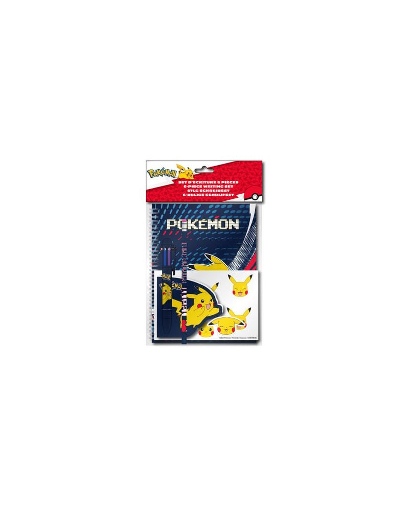 POKEMON - Pikachu - Set d'Ecriture - 6pc. - vue principale